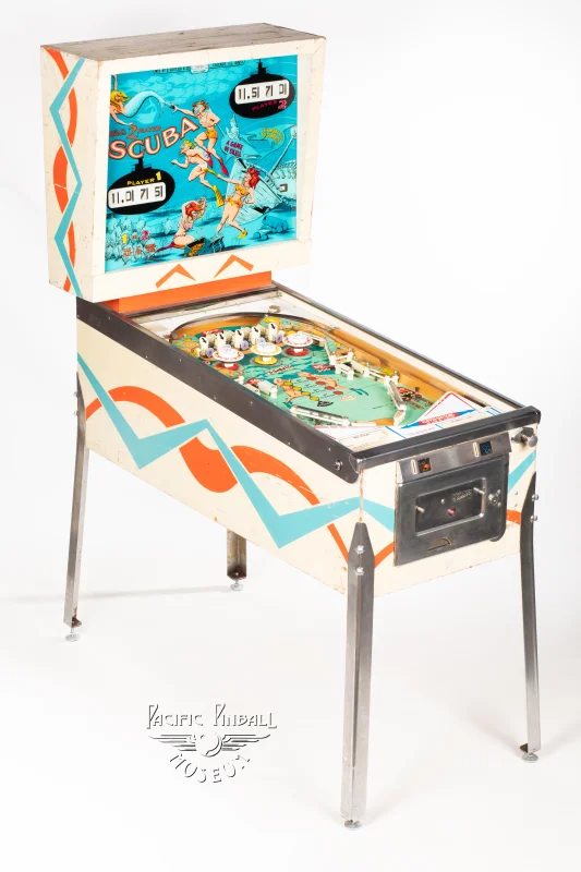 scuba-1213-34.jpg pinball machine - Preview image showing playfield artwork and design details