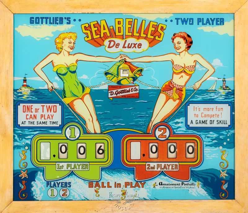 sea-belles-860-bg.jpg pinball machine - Preview image showing playfield artwork and design details