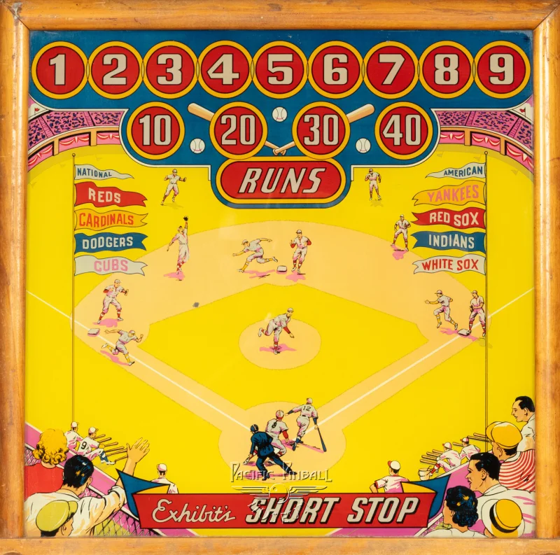 short-stop-1926-bg.jpg pinball machine - Preview image showing playfield artwork and design details