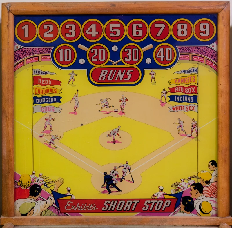 shortstop-4535-bg.jpg pinball machine - Preview image showing playfield artwork and design details