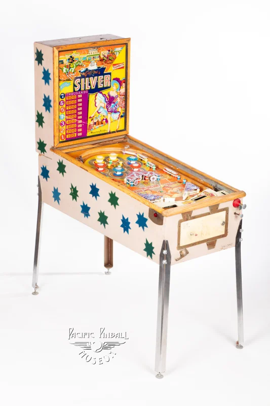 silver-325-34.jpg pinball machine - Preview image showing playfield artwork and design details