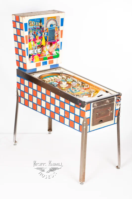 sky-line-432-34.jpg pinball machine - Preview image showing playfield artwork and design details