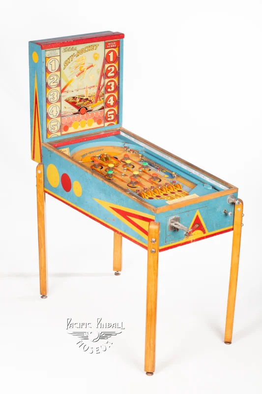 sky-rocket-1161-34.jpg pinball machine - Preview image showing playfield artwork and design details