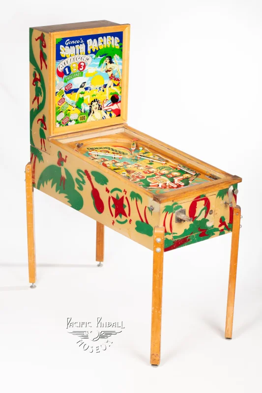 south-pacific-450-34.jpg pinball machine - Preview image showing playfield artwork and design details