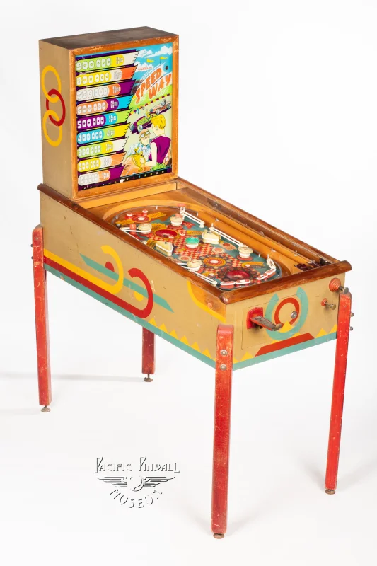 speed-way-1177-34.jpg pinball machine - Preview image showing playfield artwork and design details