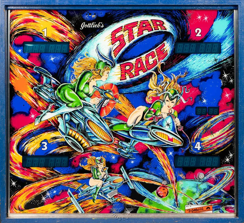 star-race-1034-bg.jpg pinball machine - Preview image showing playfield artwork and design details