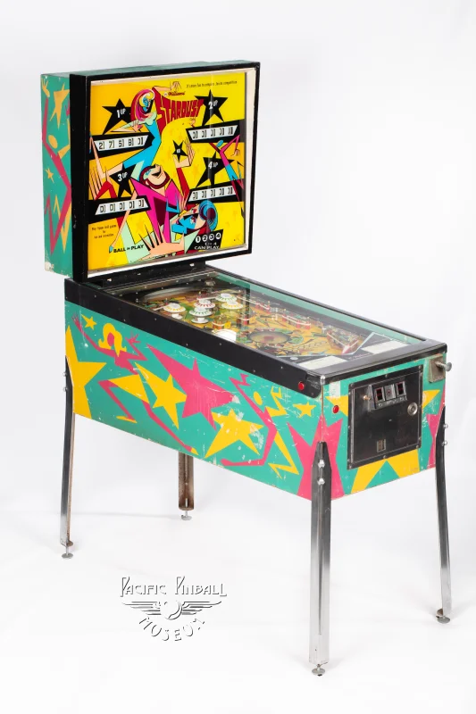 stardust-133-34.jpg pinball machine - Preview image showing playfield artwork and design details