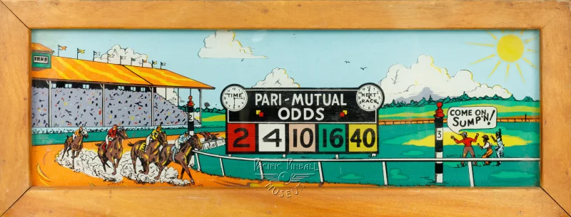 sunshine-derby-3022-bg.jpg pinball machine - Preview image showing playfield artwork and design details