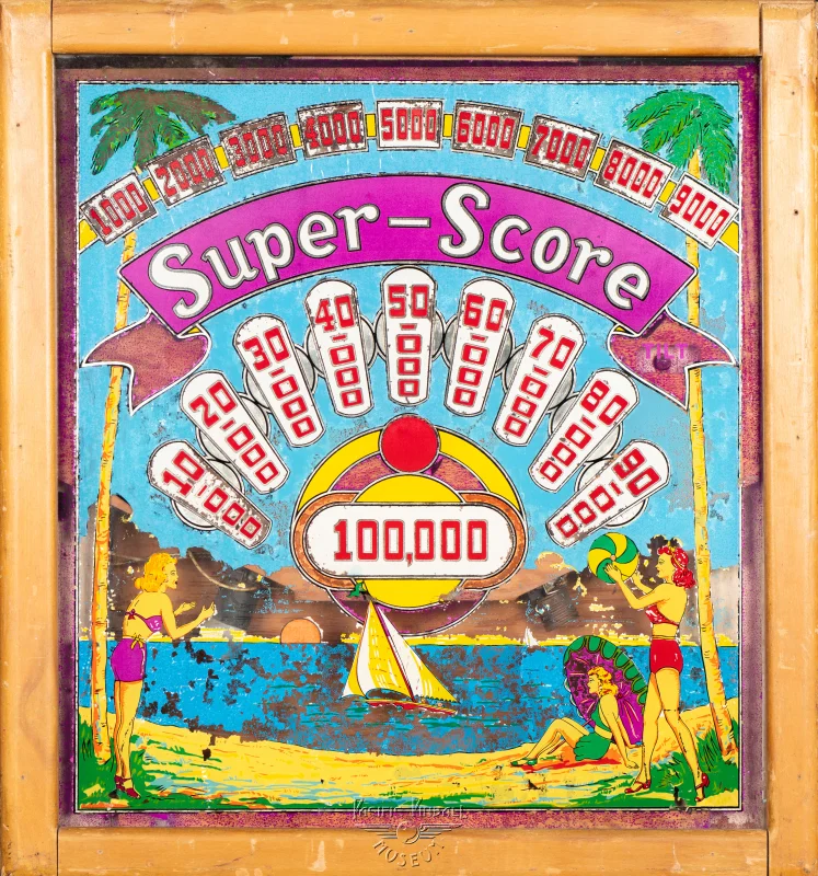 super-score-1554-bg.jpg pinball machine - Preview image showing playfield artwork and design details