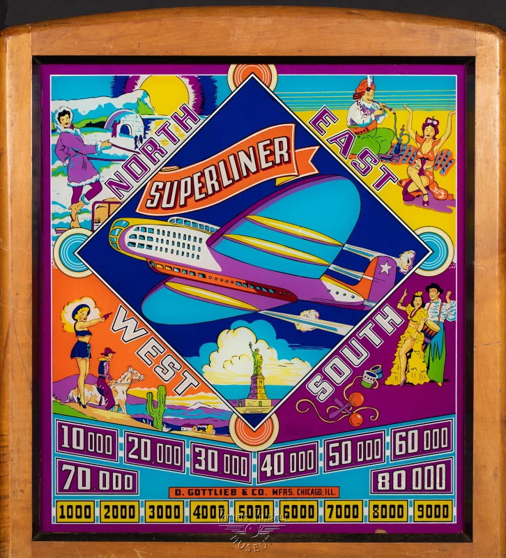 superliner-1522-bg.jpg pinball machine - Preview image showing playfield artwork and design details