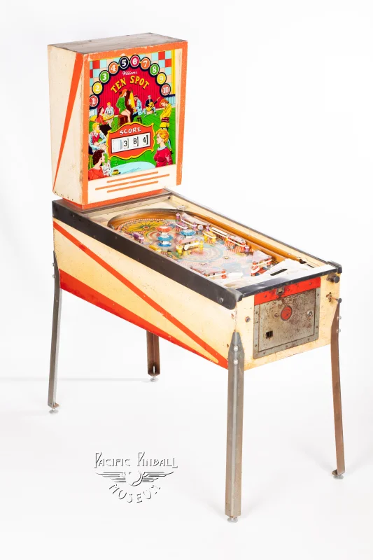 ten-spot-355-34.jpg pinball machine - Preview image showing playfield artwork and design details