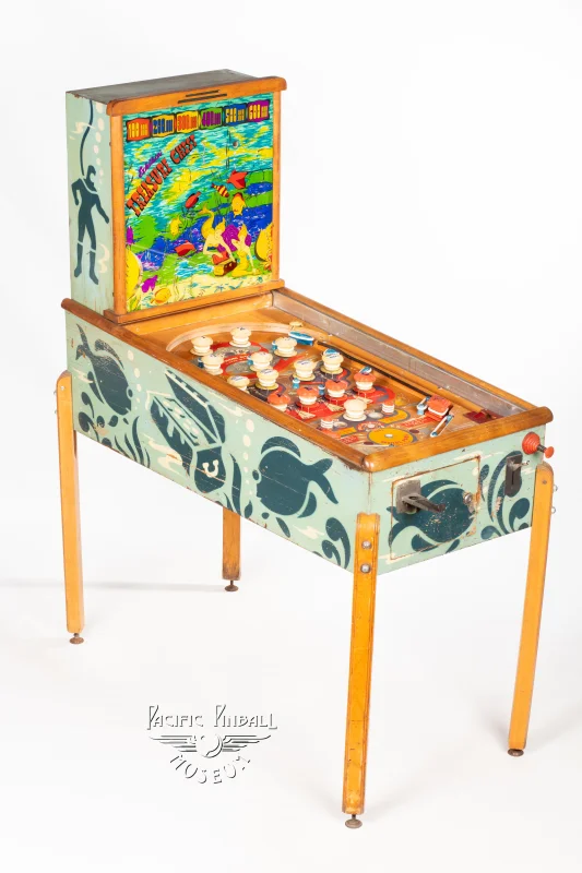 treasure-chest-1165-34.jpg pinball machine - Preview image showing playfield artwork and design details