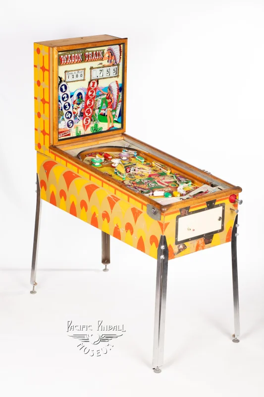 wagon-train-396-34.jpg pinball machine - Preview image showing playfield artwork and design details