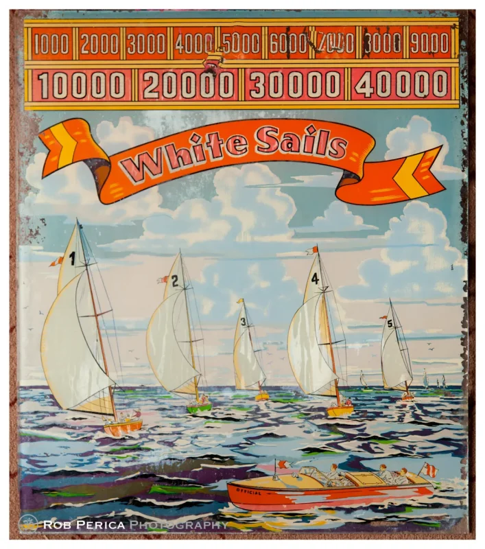 whitesails-4734-bg.webp pinball machine - Preview image showing playfield artwork and design details