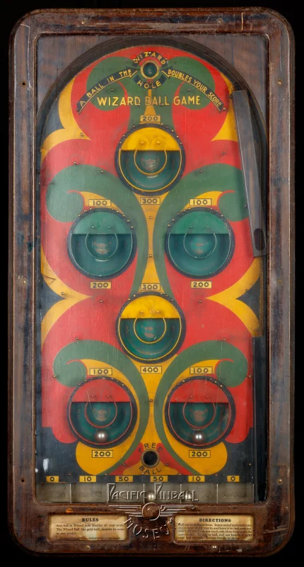 wizard-ball-2982-pf.jpg pinball machine - Preview image showing playfield artwork and design details