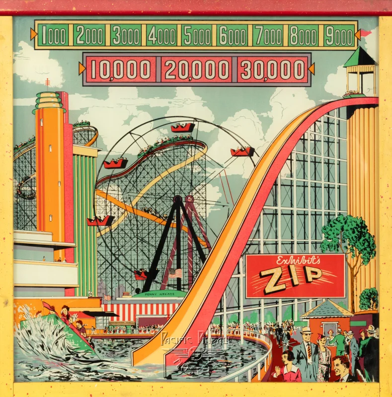 zip-2030-bg.jpg pinball machine - Preview image showing playfield artwork and design details